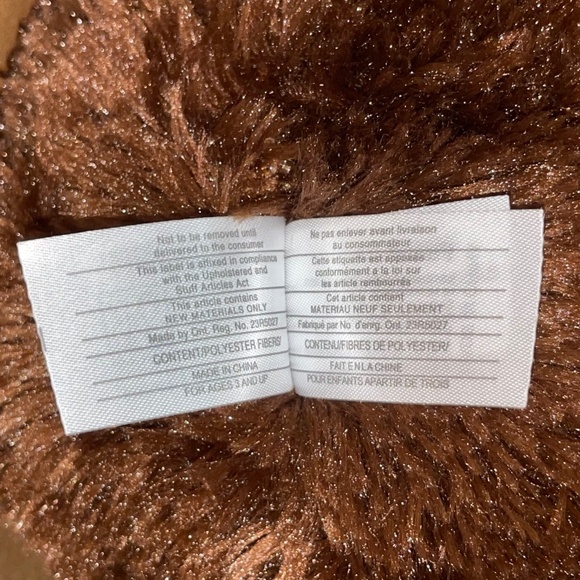 NWOT Fiesta® 15 Inch Sitting 3-Toed Sloth Stuffed Animal - Picture 7 of 9